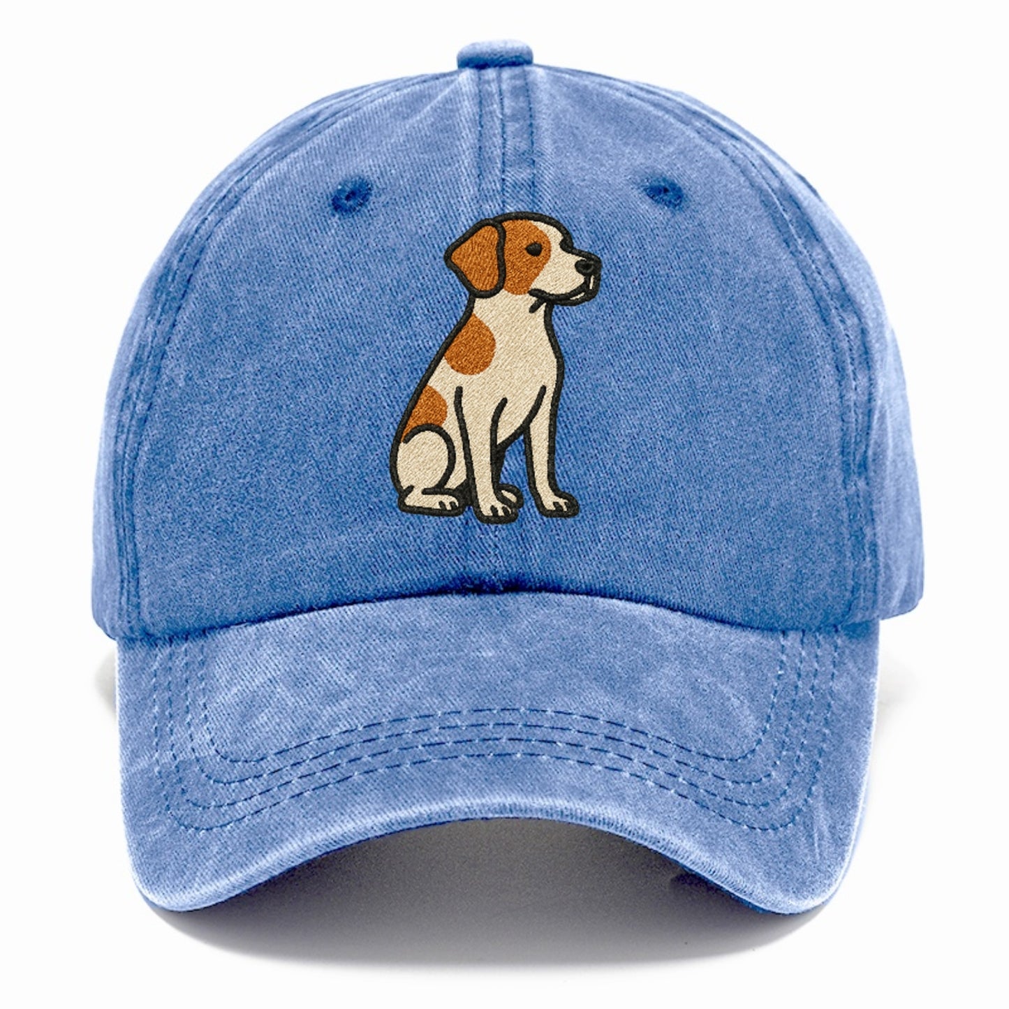 Brittany Spaniel Orange And White Design Hat