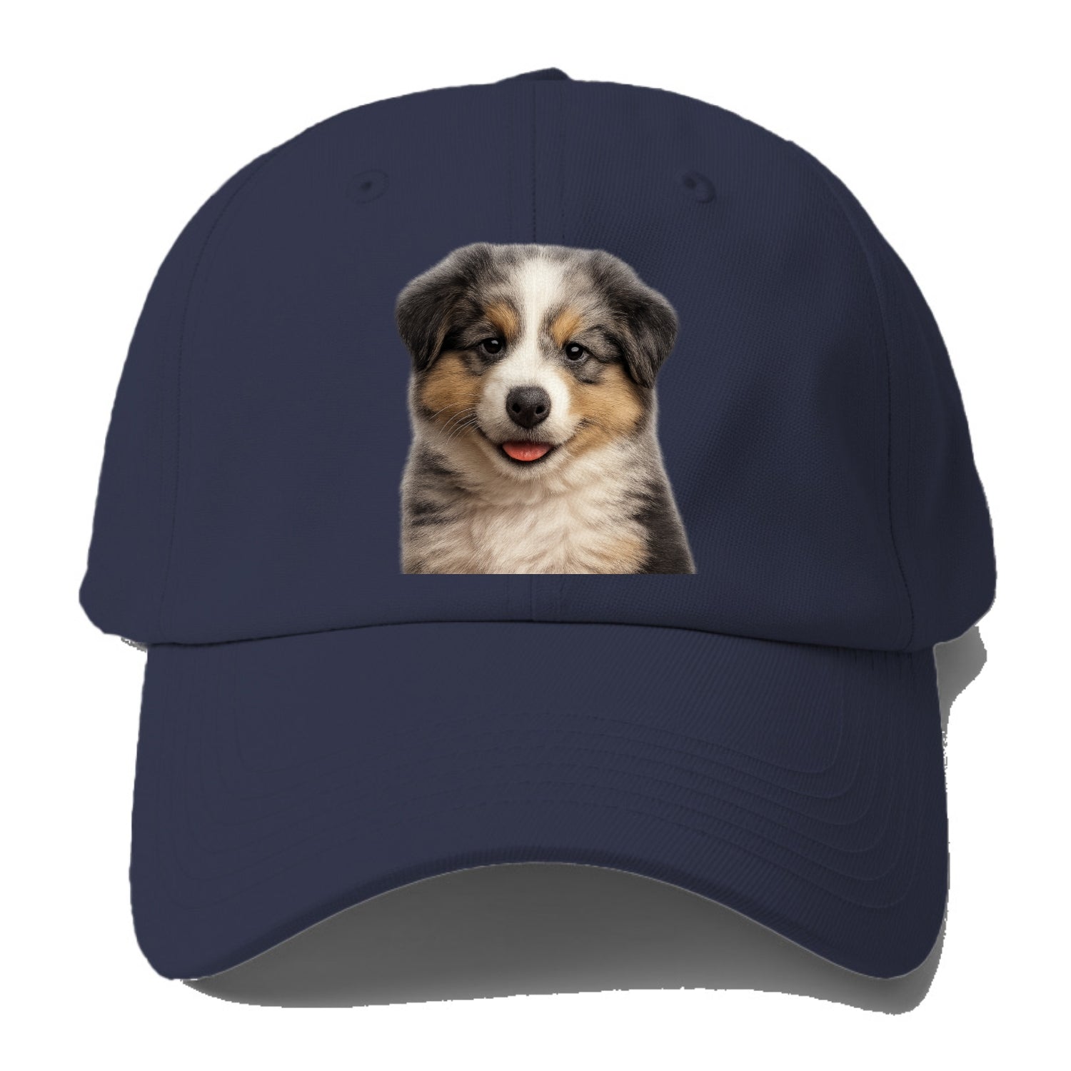 australian shepherd puppy portrait design Hat