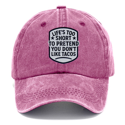 humorous food quote patch Hat