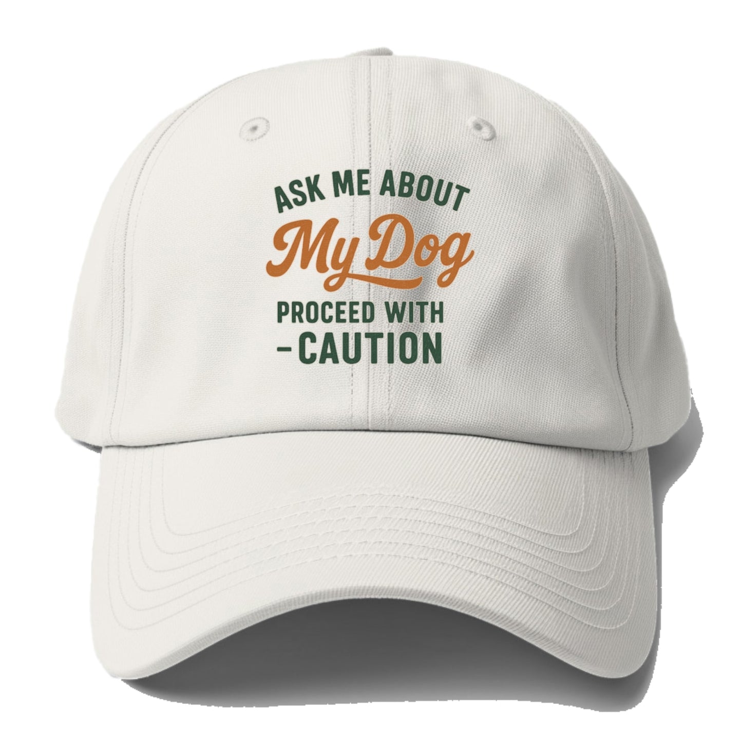 dog proceed with caution Hat
