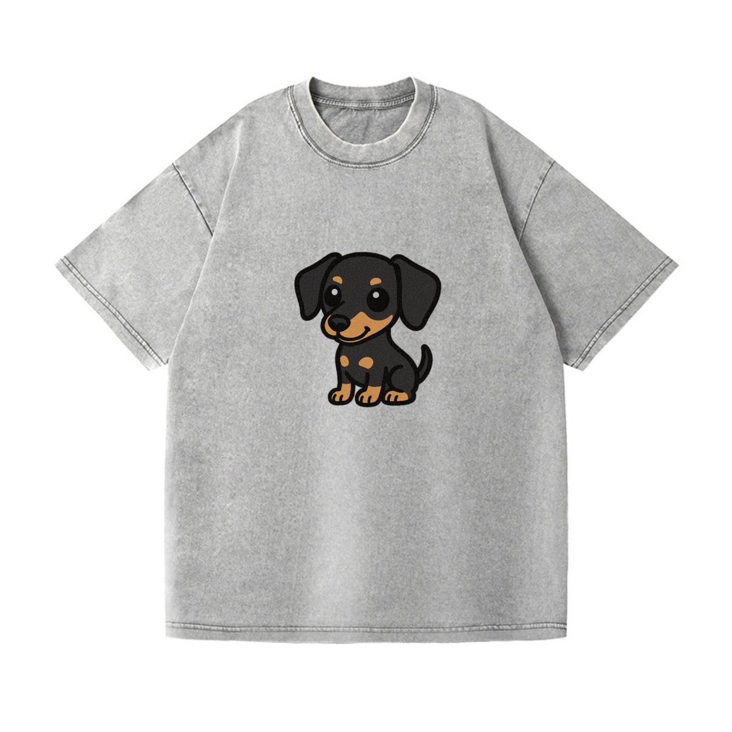 miniature pinscher black and tan sitting pose portrait design Hat