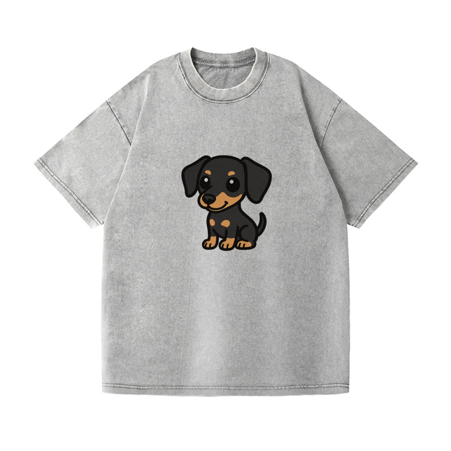 miniature pinscher black and tan sitting pose portrait design Hat