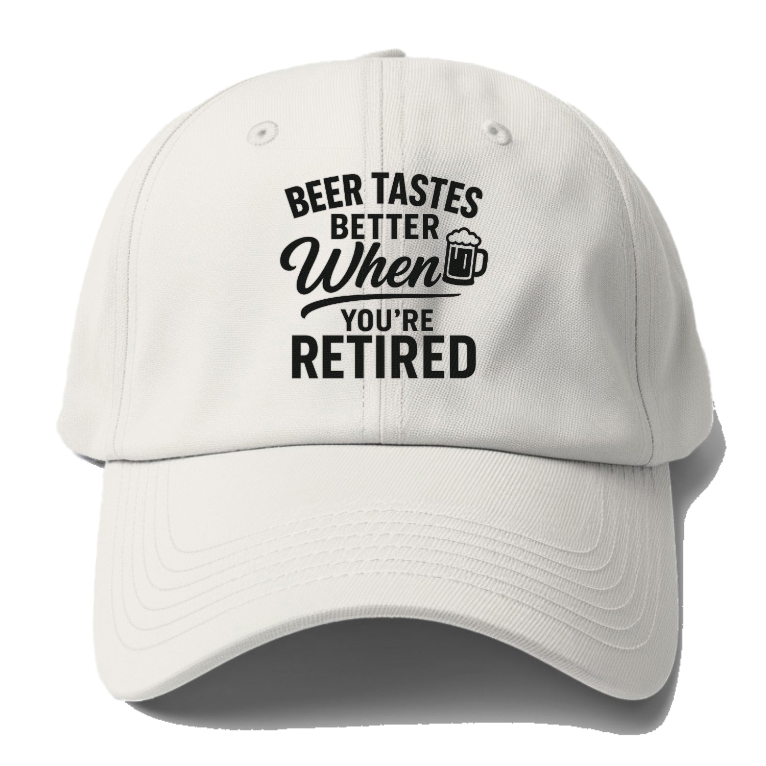 retired beer tastes better hat design Hat