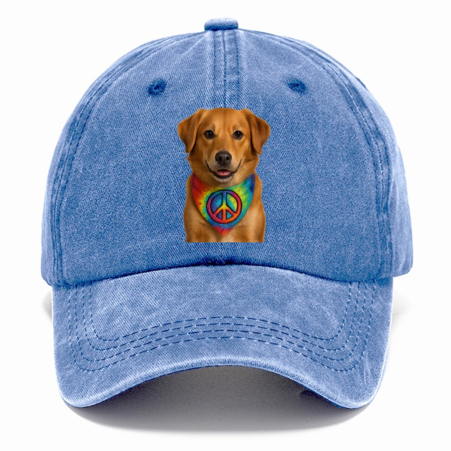 peace sign portrait design Hat