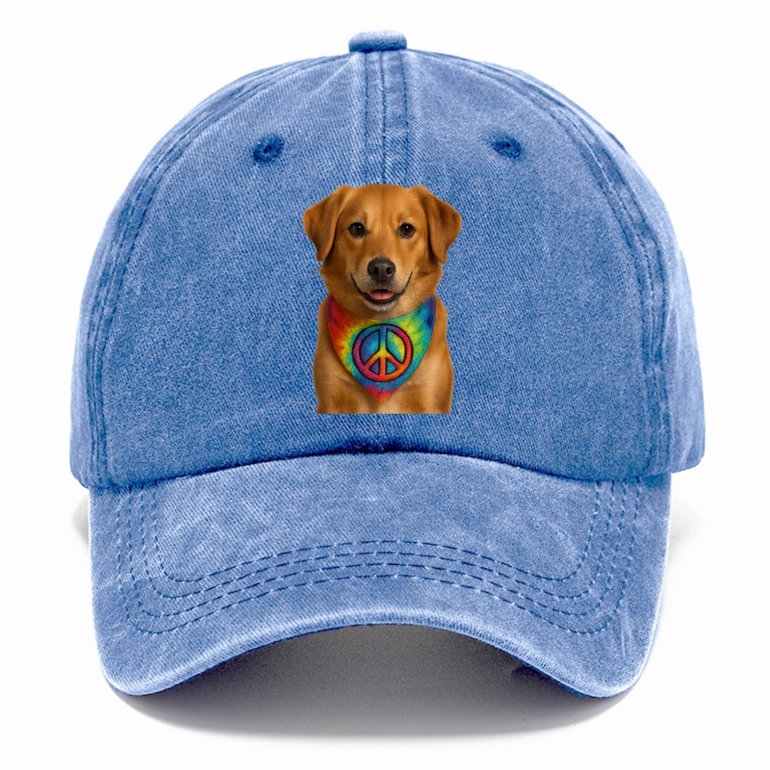 peace sign portrait design Hat
