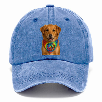 peace sign portrait design Hat