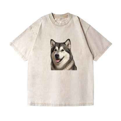 alaskan malamute portrait design Hat