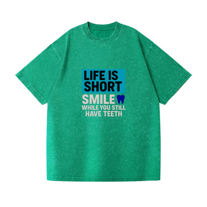 life short smile while Hat