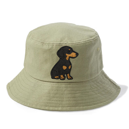 dachshund-black-and-tan-loyal-companion Hat