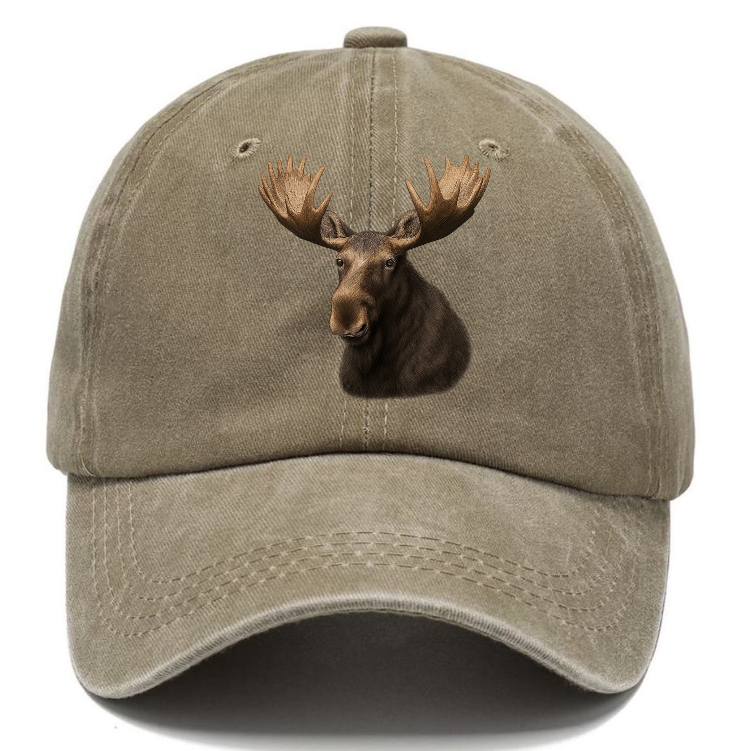 moose portrait design Hat