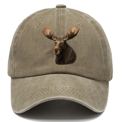 moose portrait design Hat
