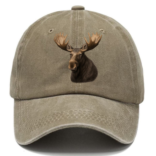 moose portrait design Hat