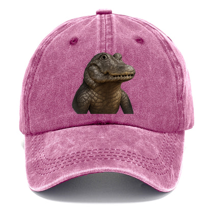 alligator portrait design Hat