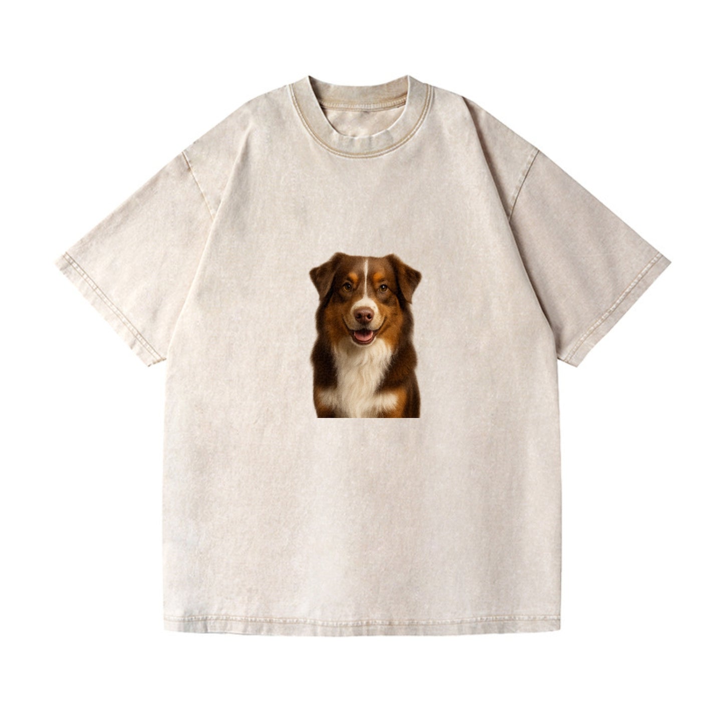 red tri australian shepherd portrait design Hat