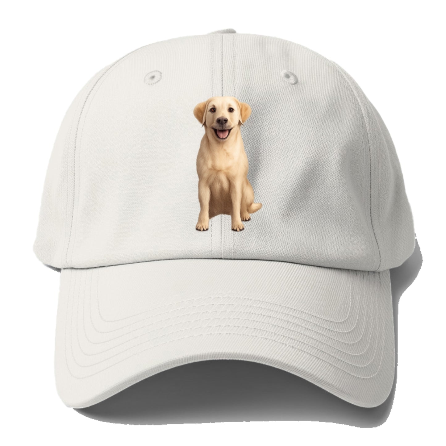 golden labrador puppy digital art Hat