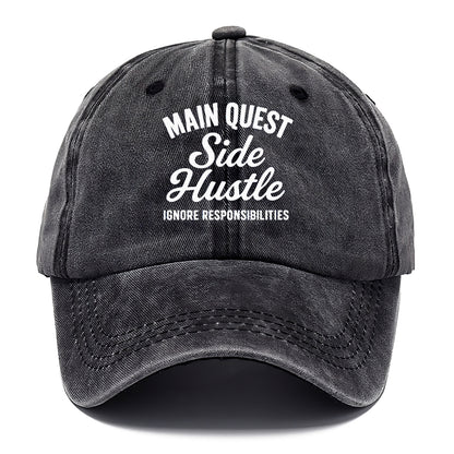 main quest hustle ignore Hat