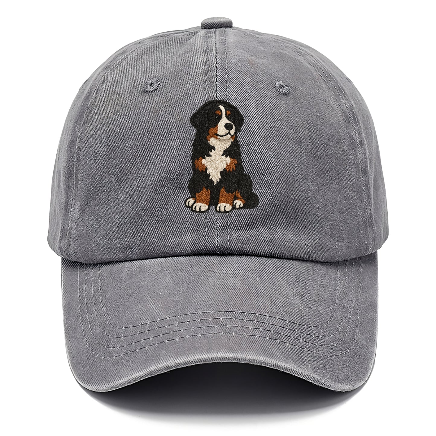 bernedoodle-tricolor-curly-playful-charm Hat