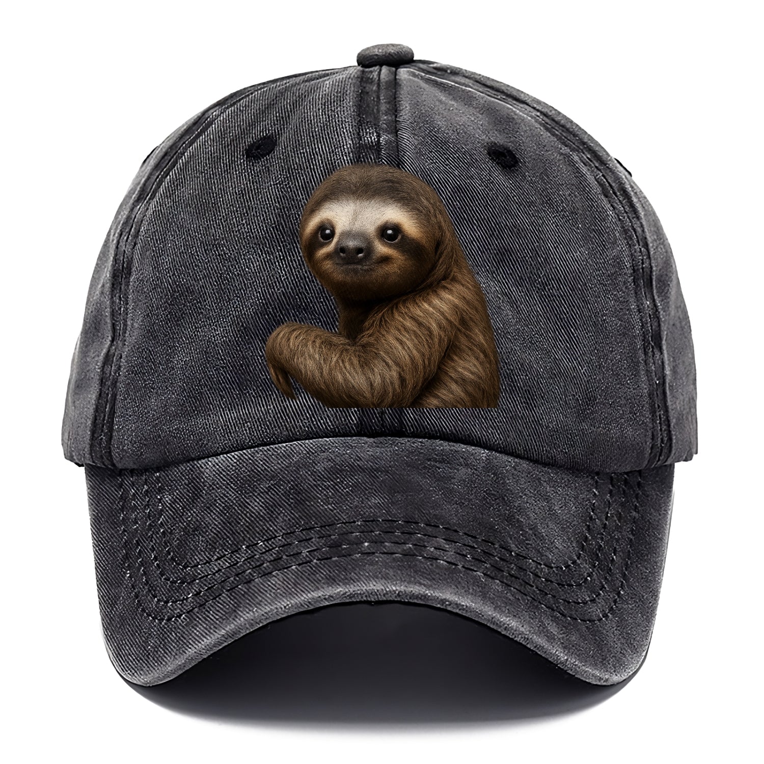 sloth portrait design Hat