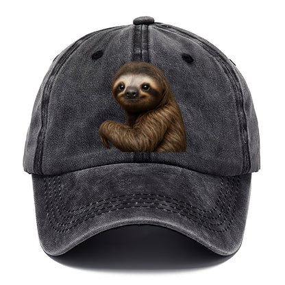 sloth portrait design Hat