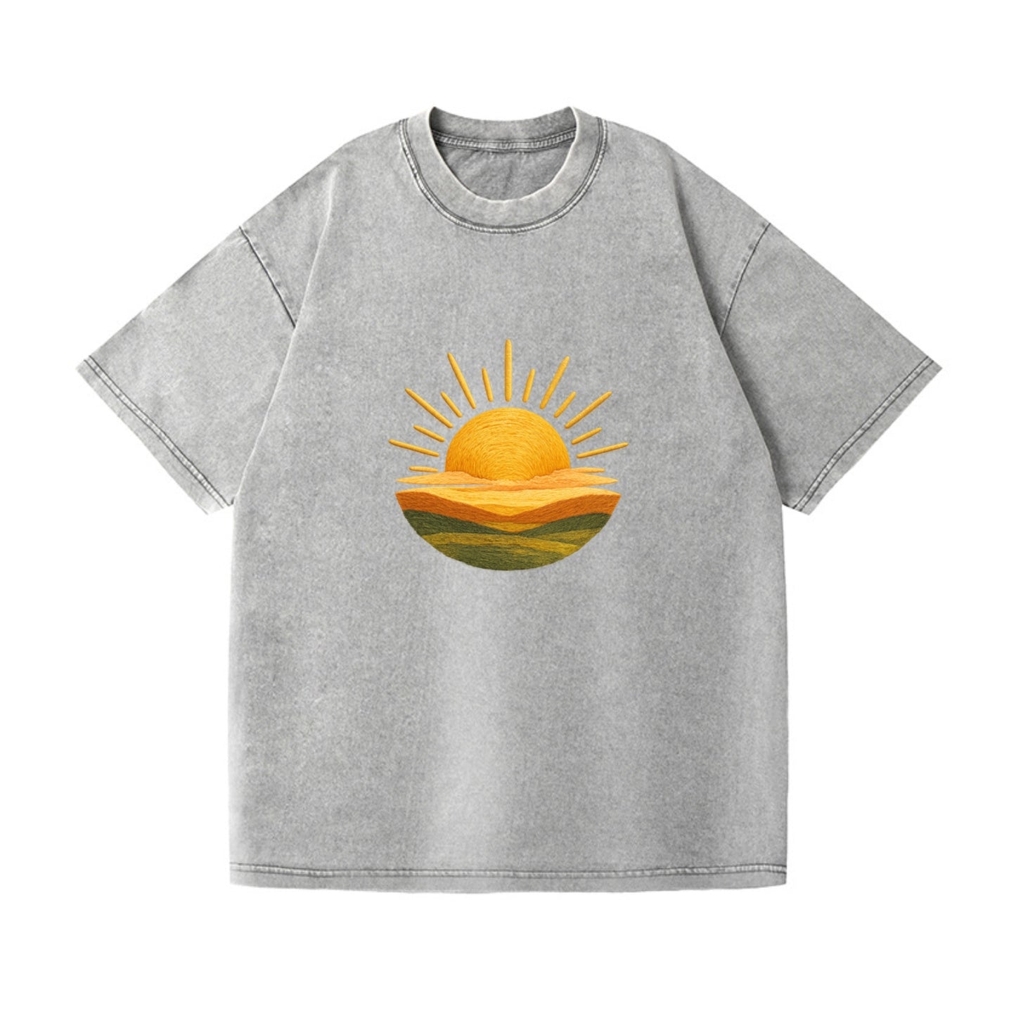 golden sunrise horizon Hat
