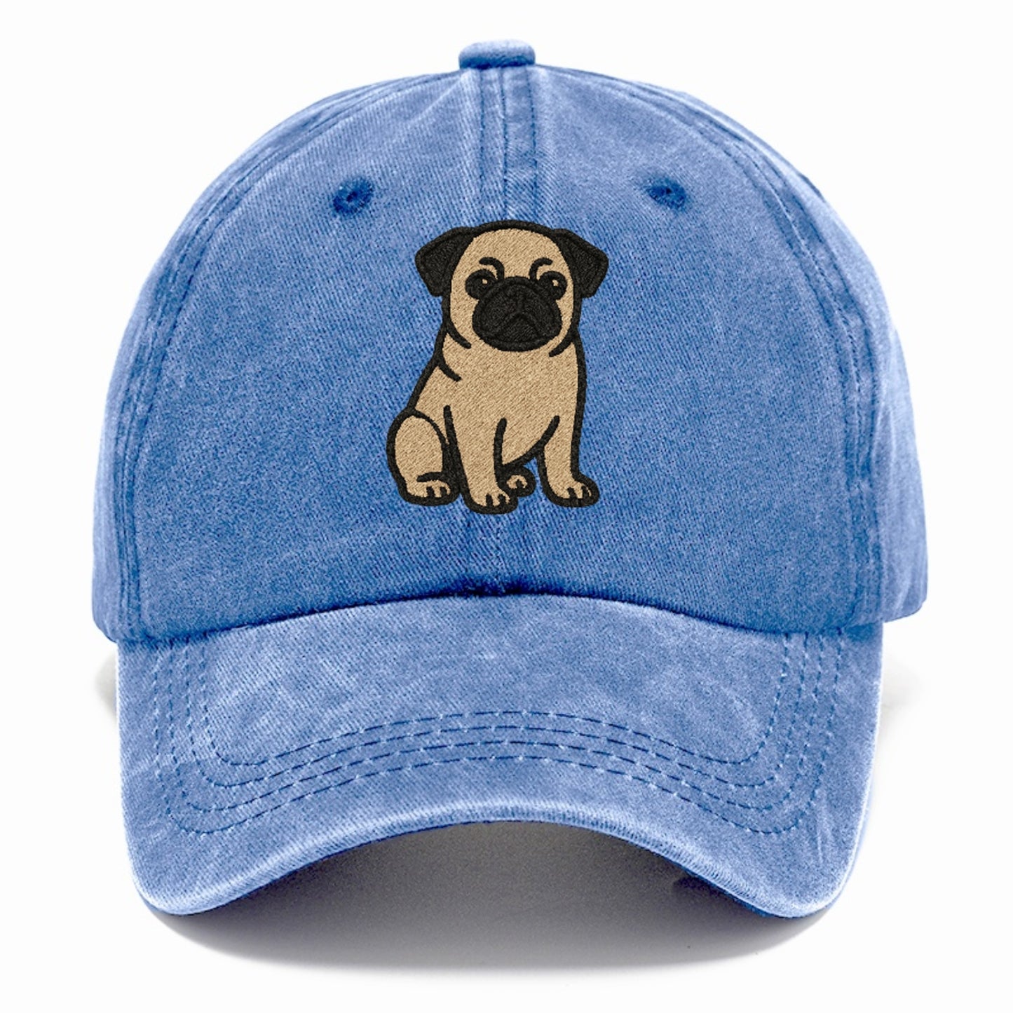 fawn-pug-sitting-charming-pose Hat