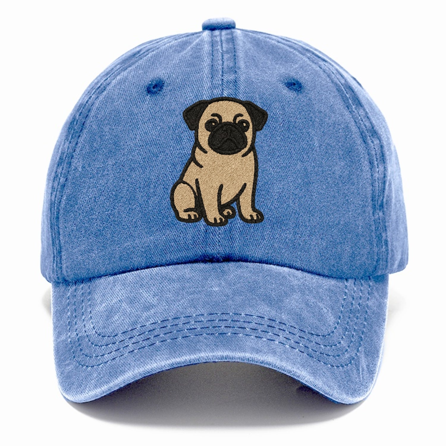 fawn-pug-sitting-charming-pose Hat