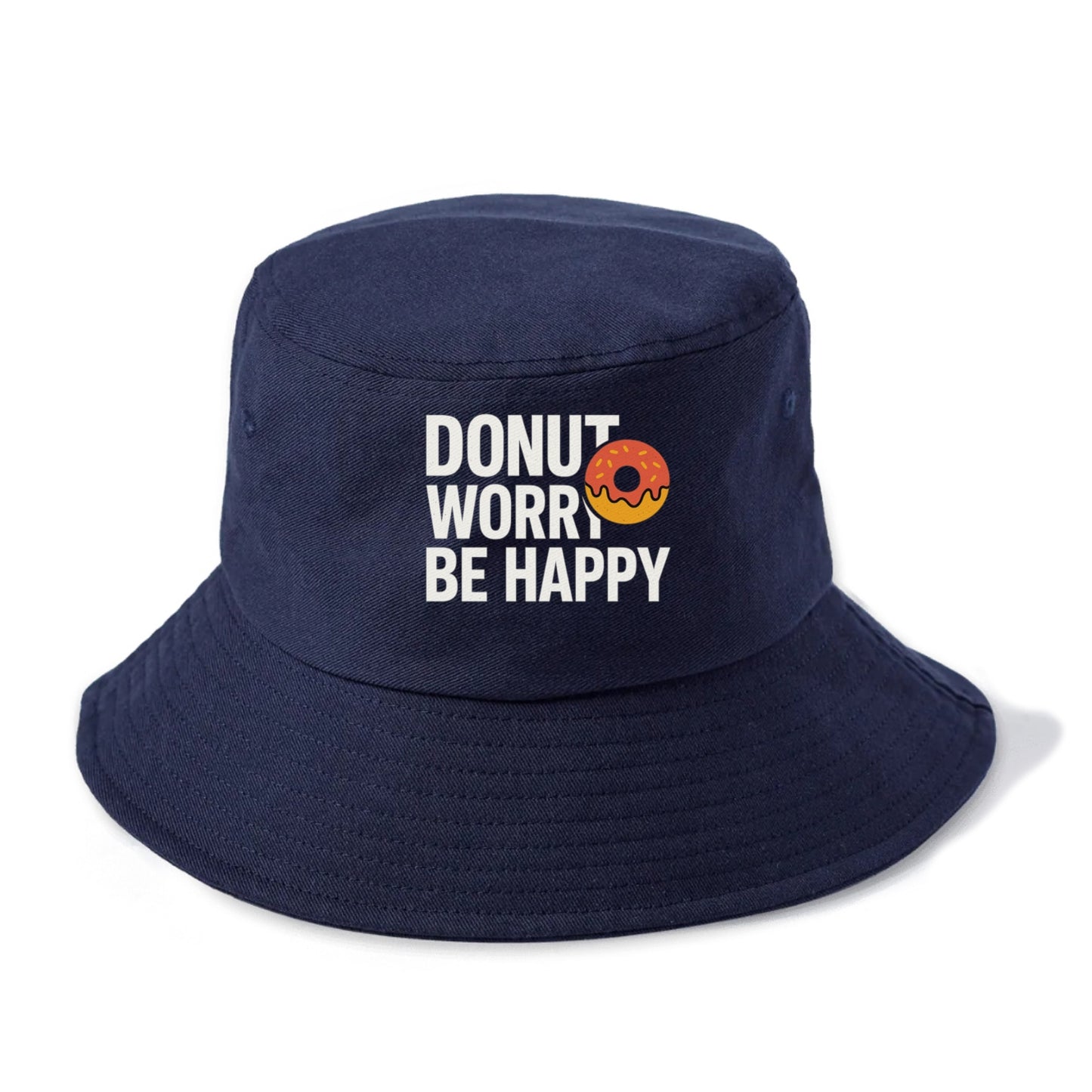 donut worry be happy Hat