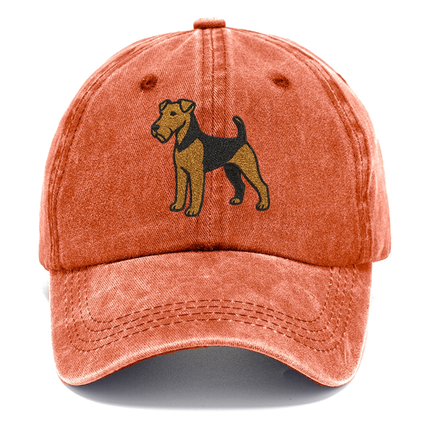 Welsh Terrier Black And Tan Pose Hat