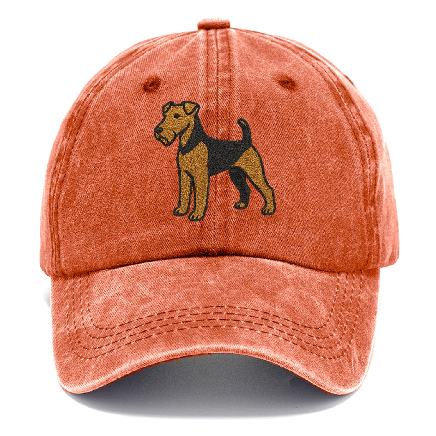 Welsh Terrier Black And Tan Pose Hat