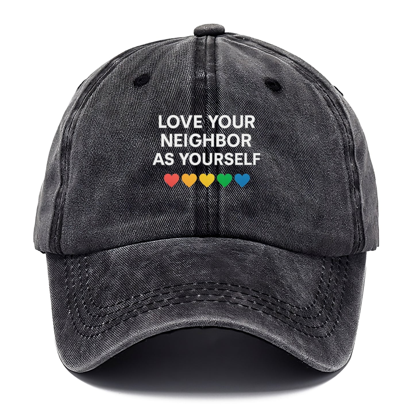 inspirational religious with lgbtq  pride Hat