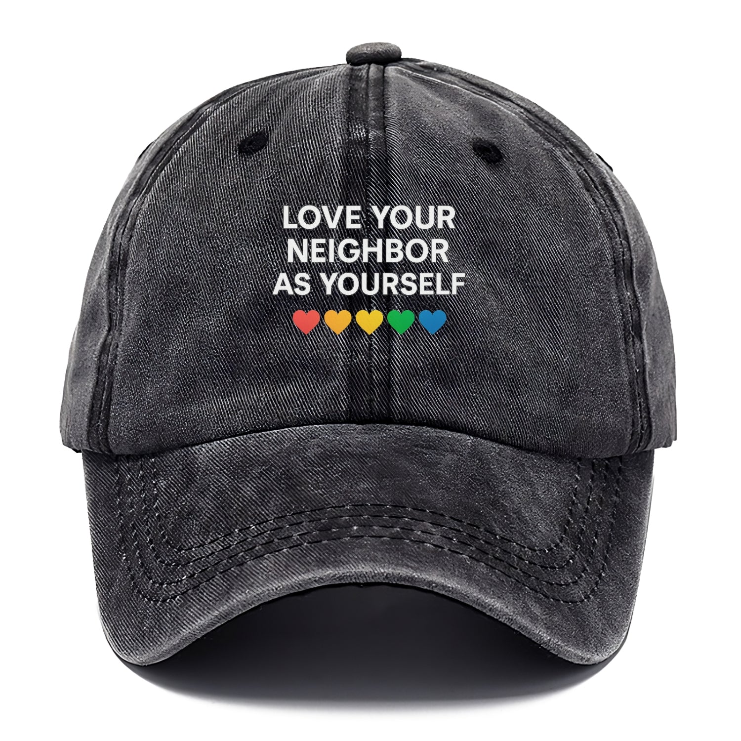 inspirational religious with lgbtq  pride Hat