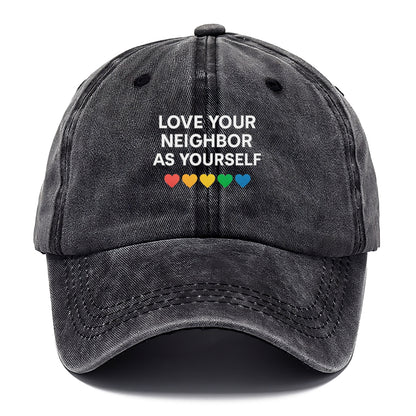 inspirational religious with lgbtq  pride Hat