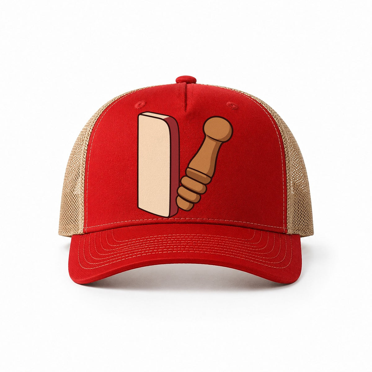 Red-Khaki — front view