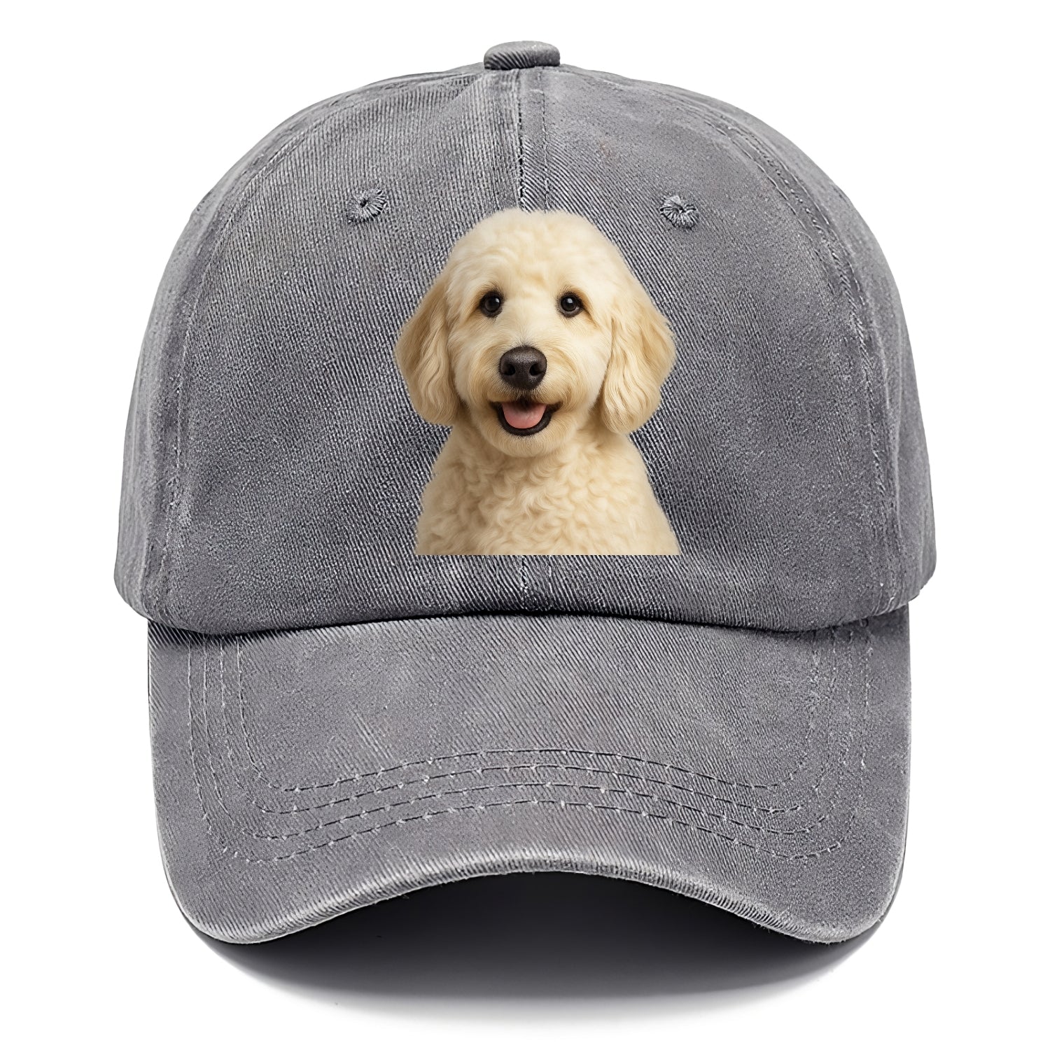 english cream doodle portrait design Hat