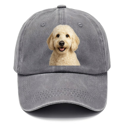 english cream doodle portrait design Hat