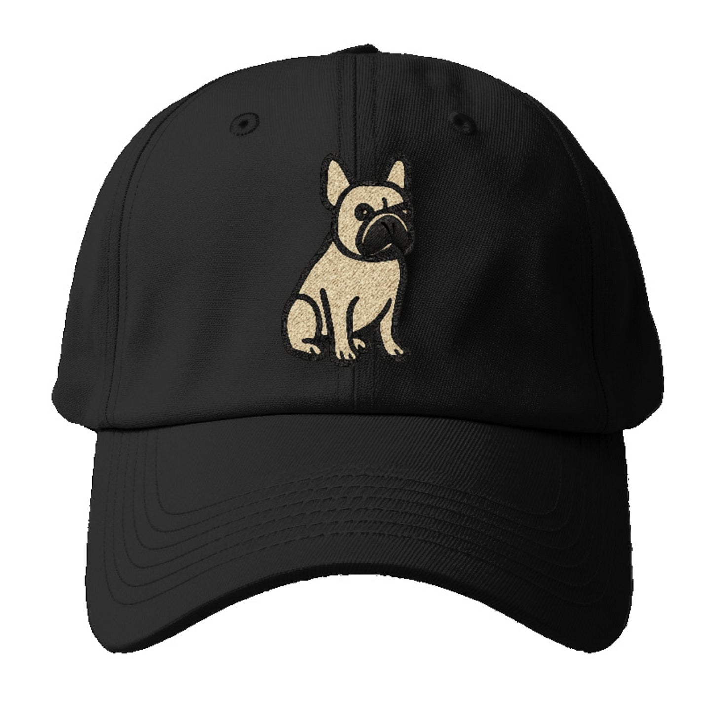 French Bulldog Fawn Colored Clean Sitting Pose Hat
