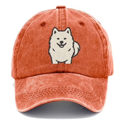 Samoyed White Fluffy Design Hat