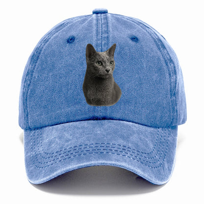 russian-blue-sleek-serenity Hat