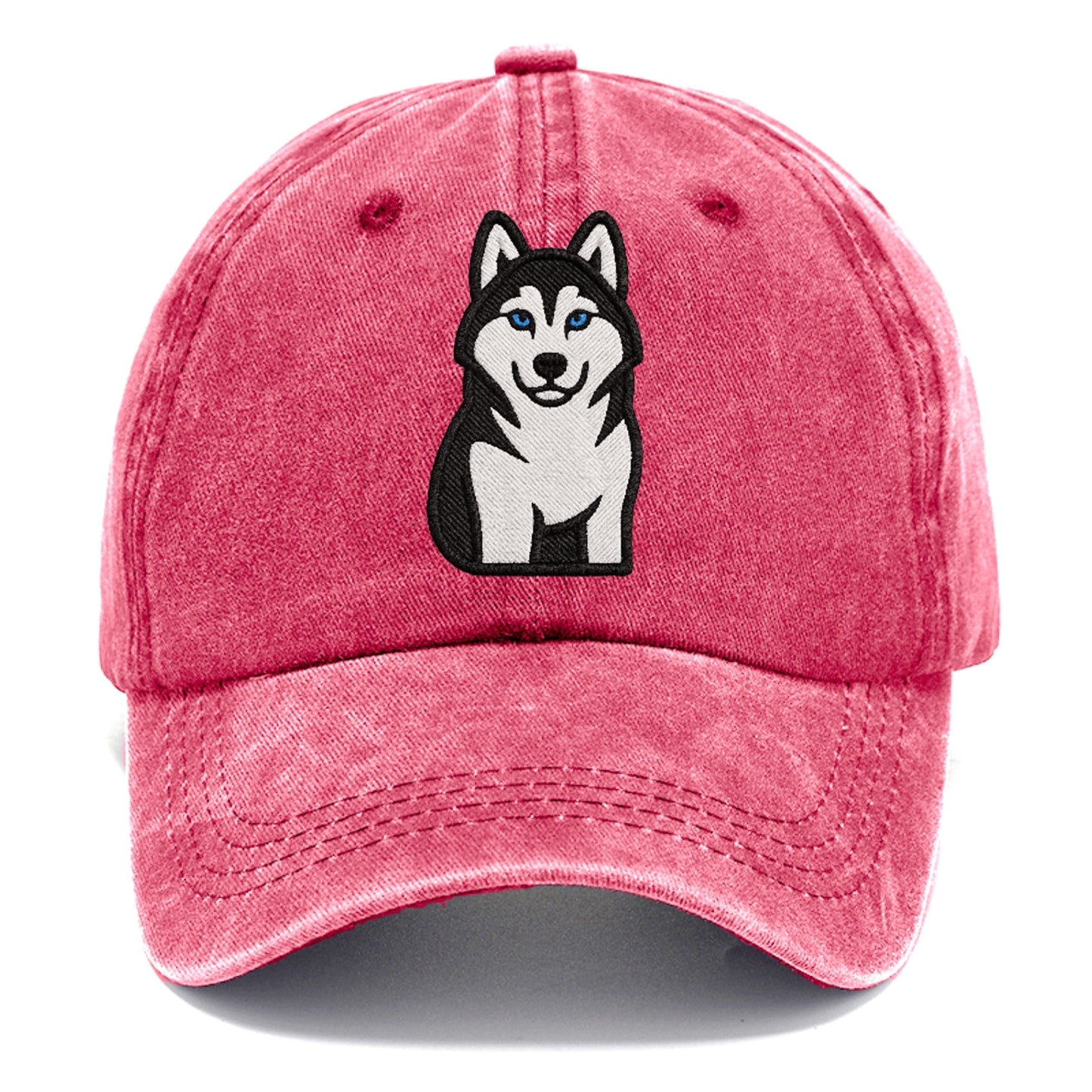 husky-blue-eyes-piercing-gaze Hat