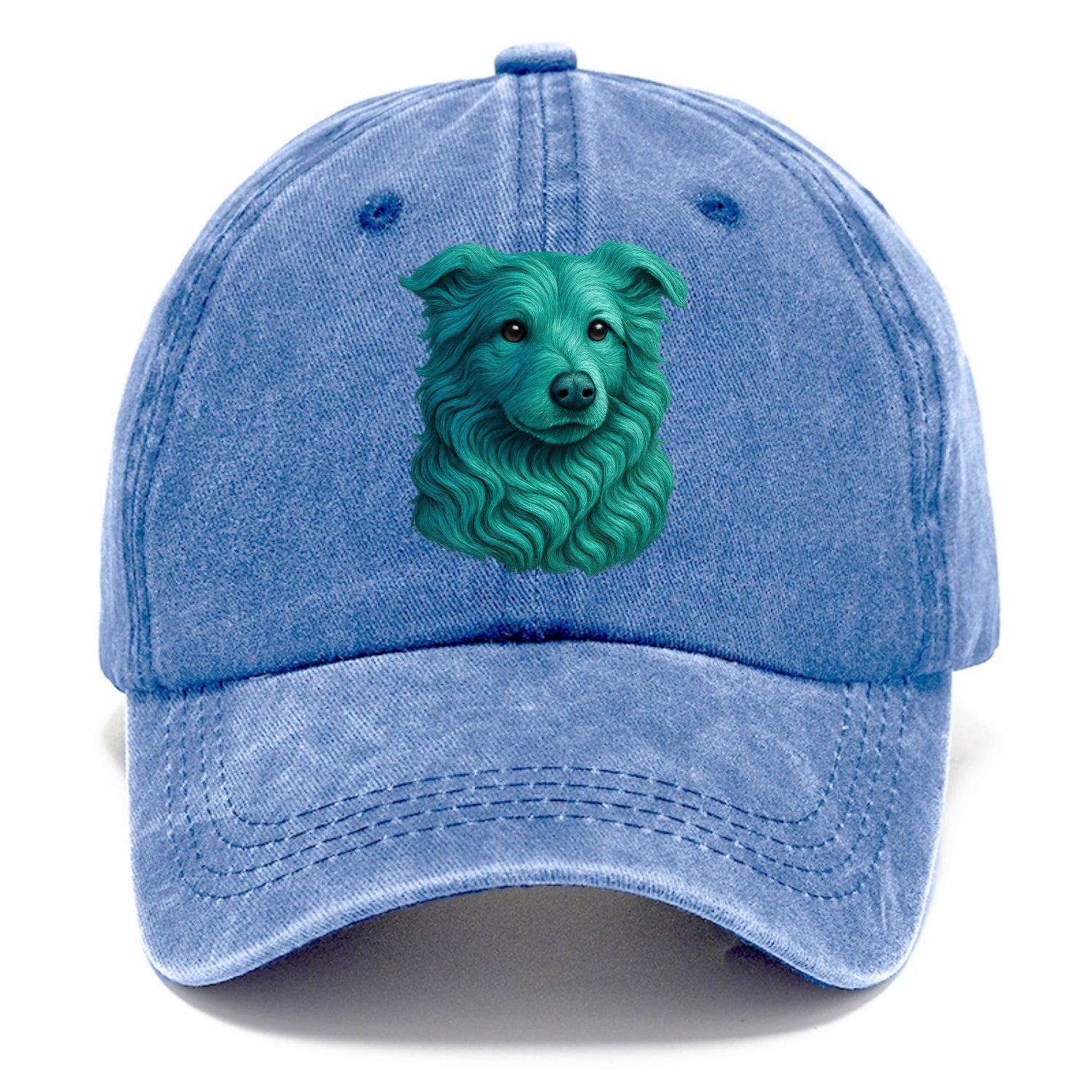ocean waves portrait design Hat