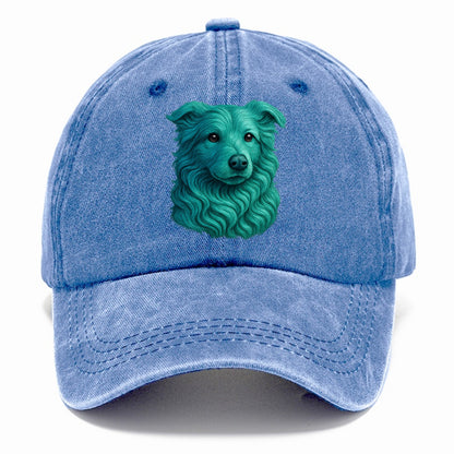 ocean waves portrait design Hat