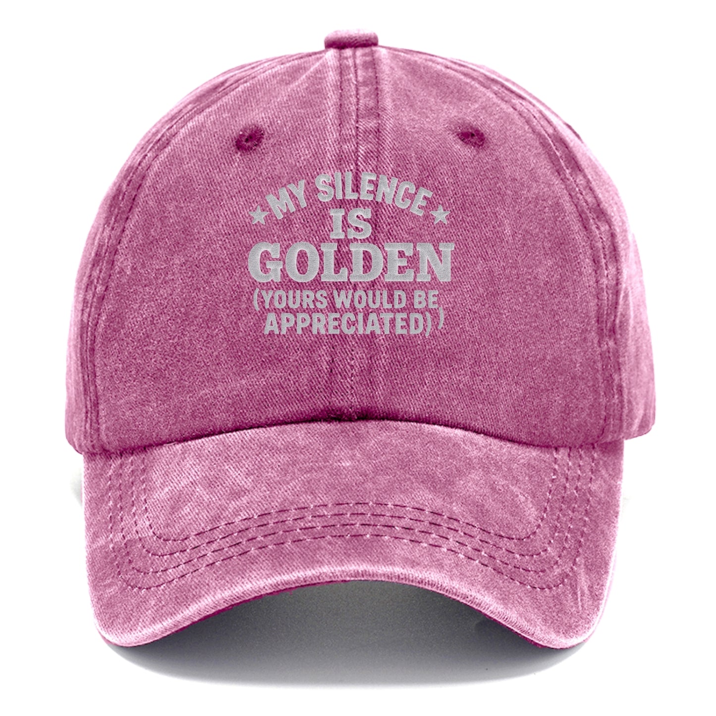 my silence is golden yours would be appreciated Hat