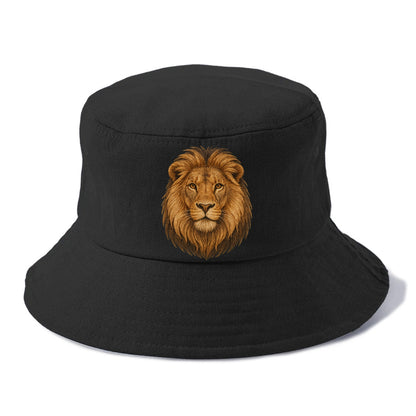 detailed lion head portrait Hat