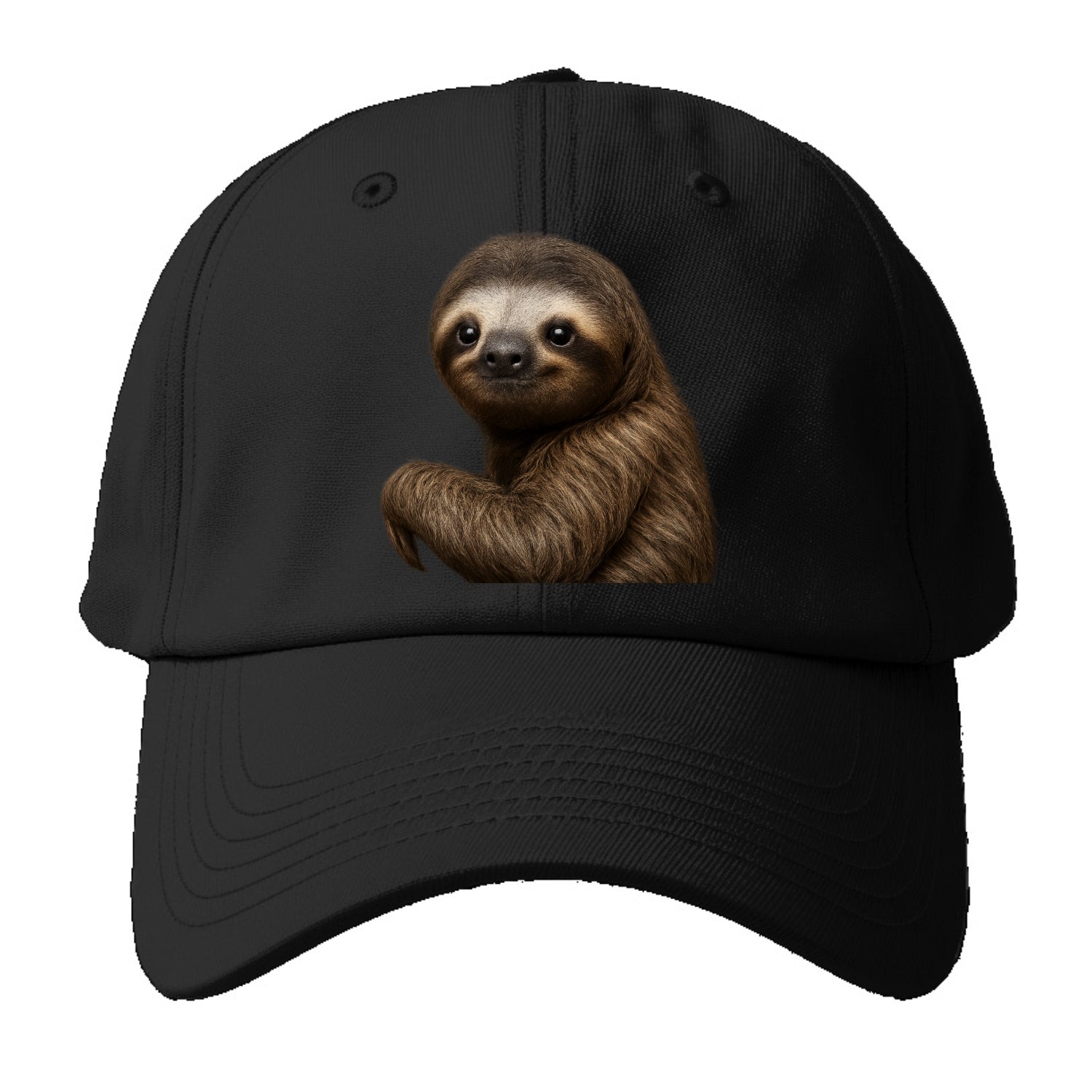 sloth portrait design Hat