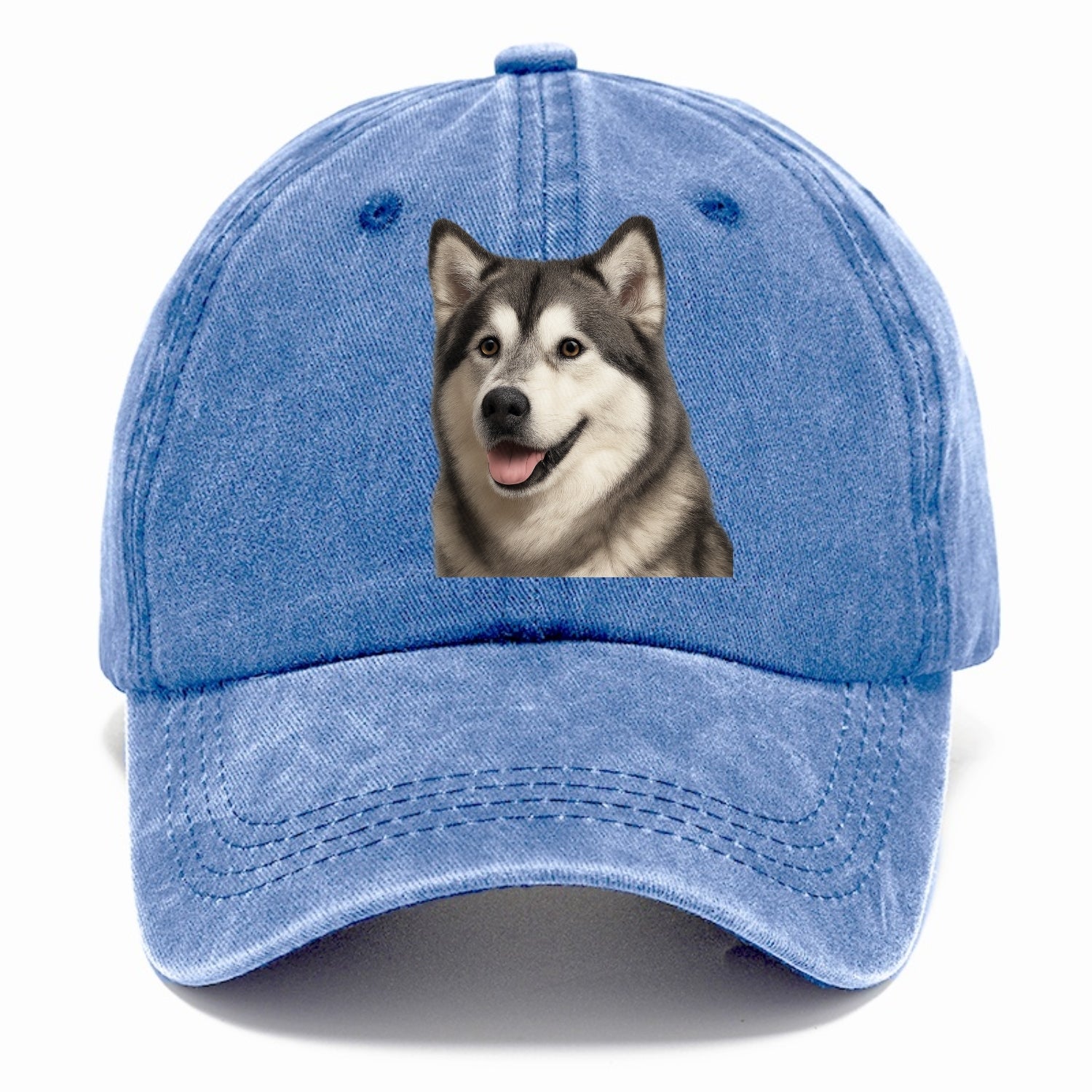 alaskan malamute portrait design Hat
