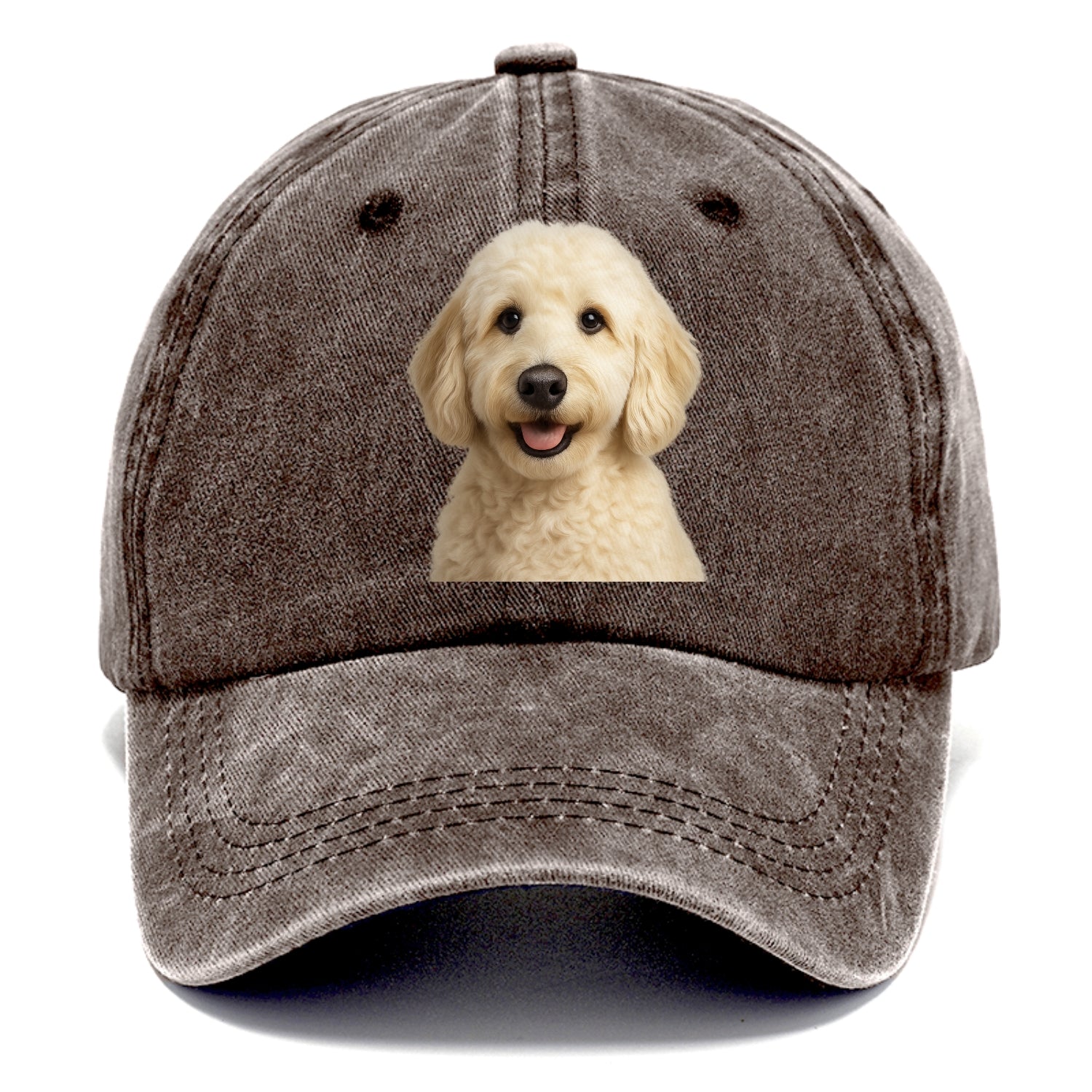 english cream doodle portrait design Hat