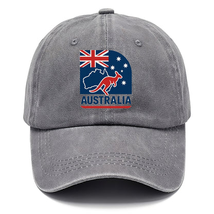 Australian Flag and Wildlife Hat