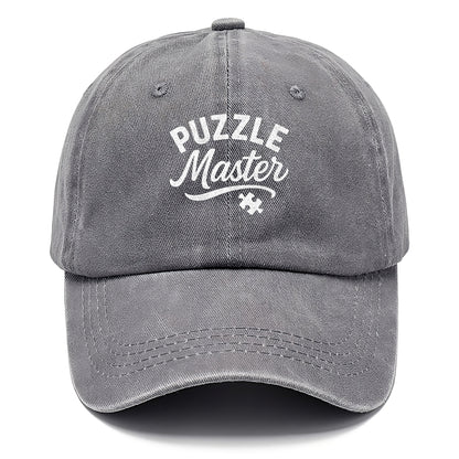 puzzle master with piece design Hat