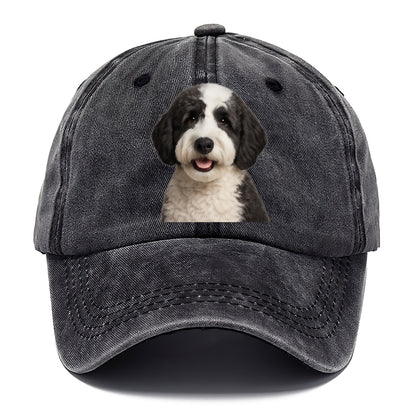 sheepadoodle portrait design Hat