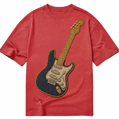 Electric Guitar  - Classic T-shirt – Red